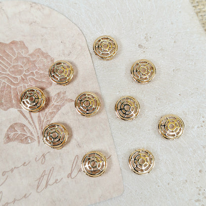 [E181] 6/8mm Barrel Beads Spacer (Copper)