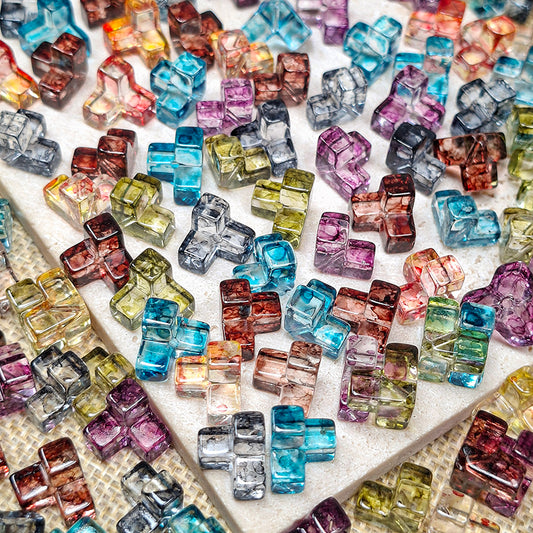 [B425] Whimsy Blocks (10*10mm,Glass)