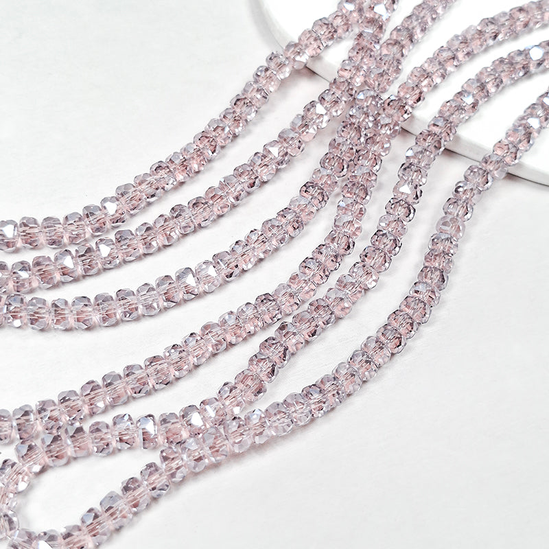 Sale🔥[B434] 6mm Rondelle Crystal Glass Beads