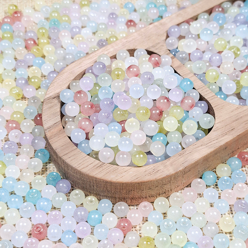 New!🆕[B491] Misty Candy Orbs (6mm,Glass)