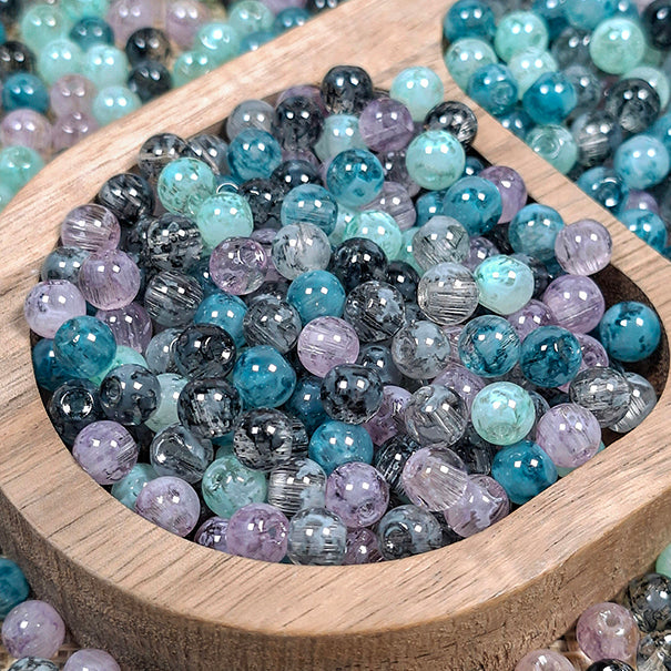 New!🆕[B499] Frosted Blueberries (6mm,Glass)
