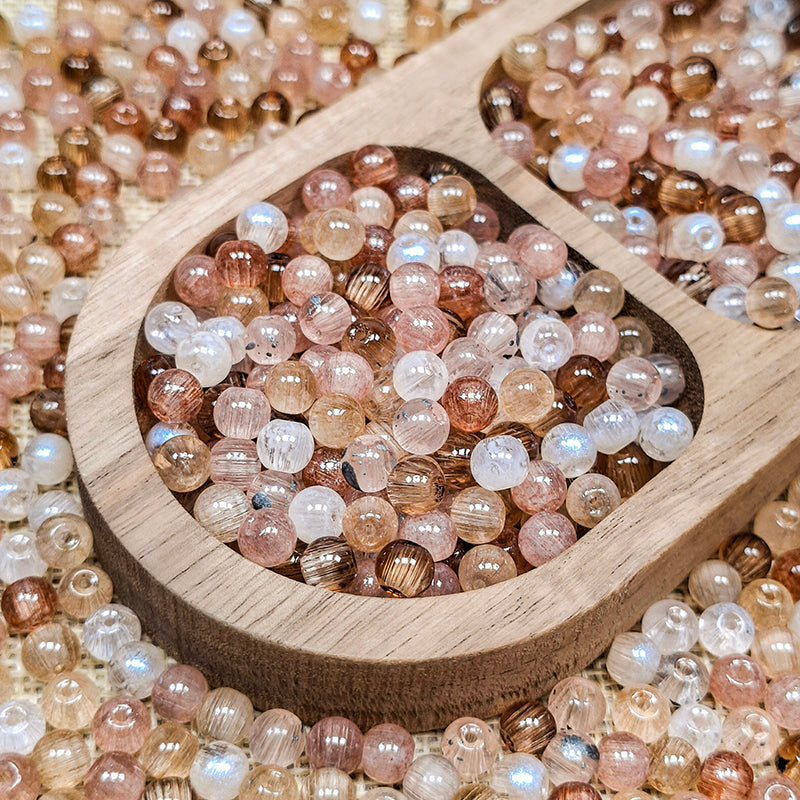 New!🆕[B508] Champagne Mist Reverie (6mm,Glass)