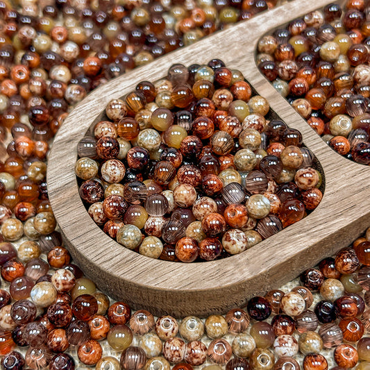 New!🆕[B549] Spiced Feast (6mm, Glass)