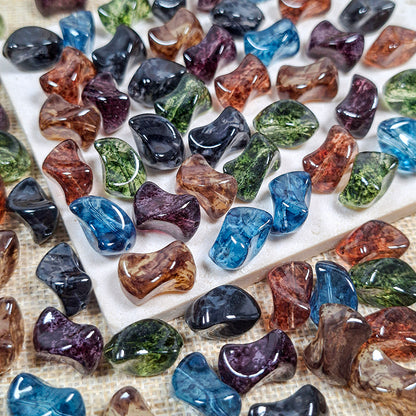 New!🆕[B555] Twisted Nebula (11-17mm, Glass)