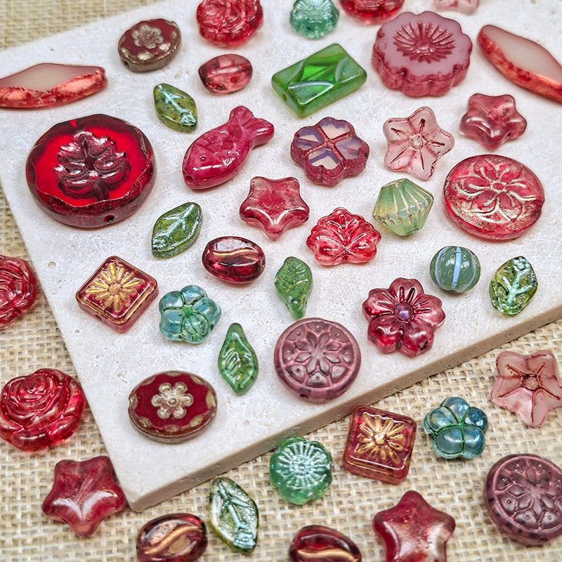 🎄New!🆕[B575] Jolly Cranberry (Glass)