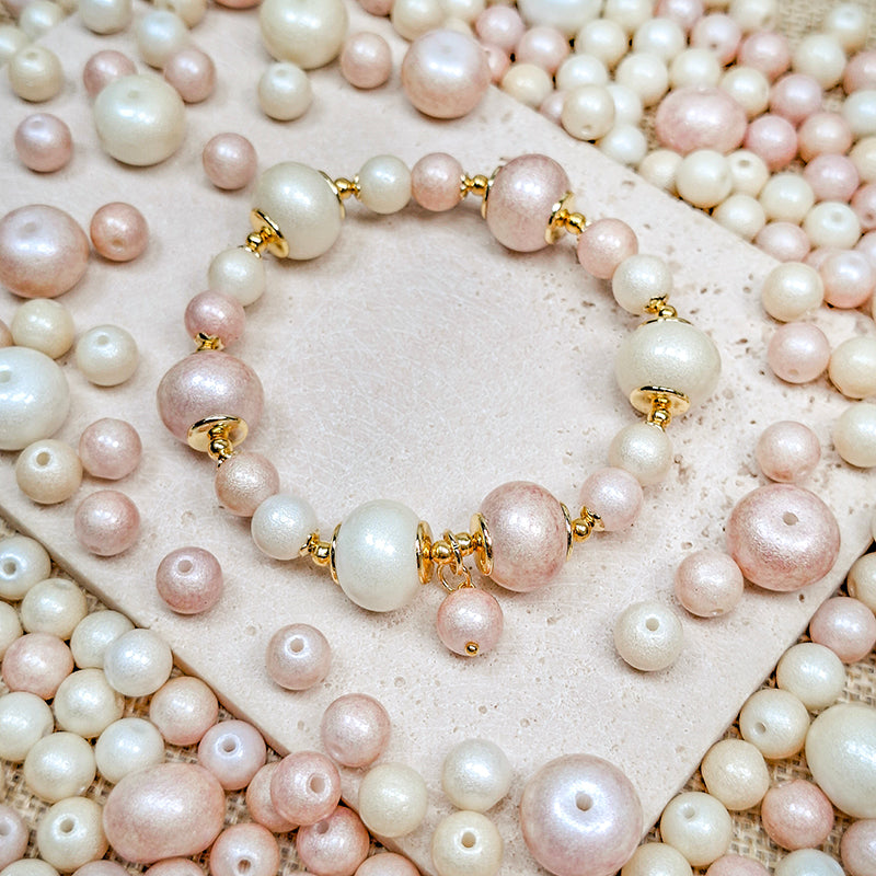 New!🆕[B565] Pearl Veil (8mm, 10*14mm, Glass)
