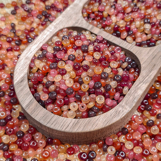 New!🆕[S731] Cinnamon Dew (4mm Glass Donut Beads)