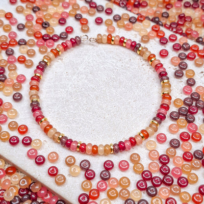 New!🆕[S731] Cinnamon Dew (4mm Glass Donut Beads)
