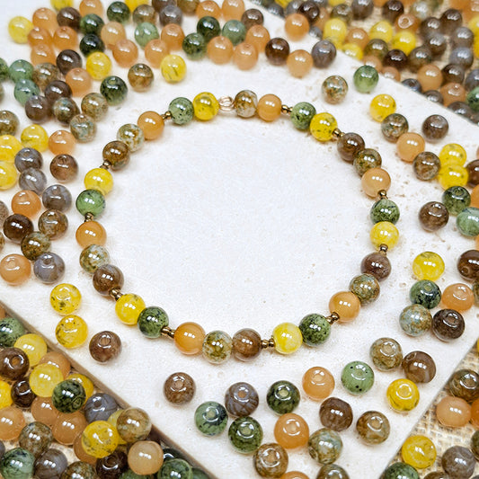 New!🆕[B566] Mossy Orchard (6mm, Glass)