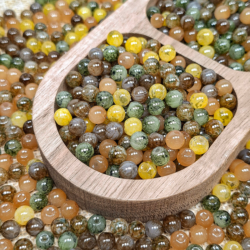 New!🆕[B566] Mossy Orchard (6mm, Glass)