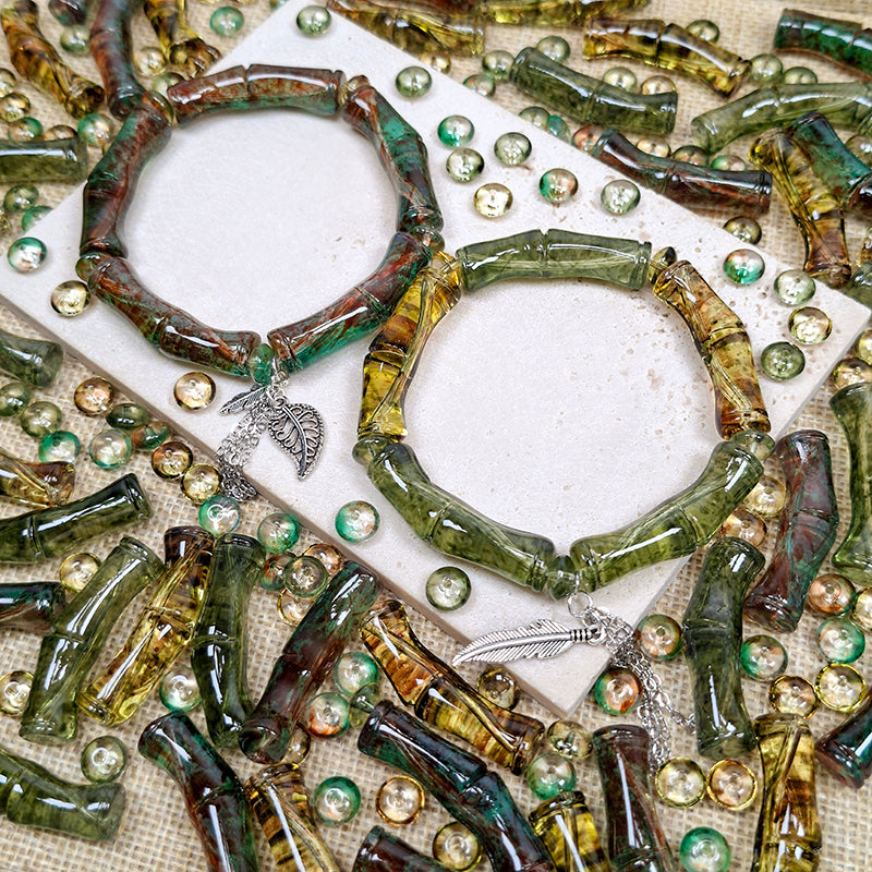 New!🆕[B568] Willow Bamboo Haze (39mm,Glass)