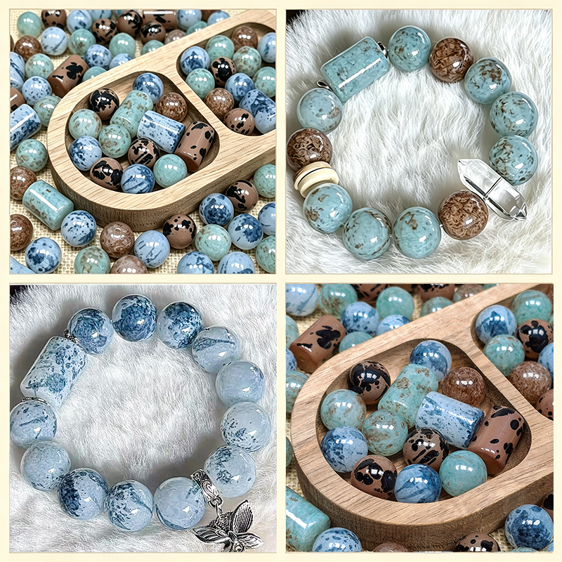 New!🆕[B474] Azure Mist (14mm,Glass)