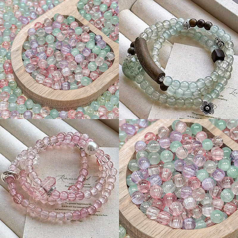 New!🆕[B520] Secret Floral Glen (6mm,Glass)