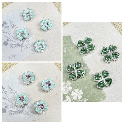 🍀[E303] Fancy Clover Charm (For Keychain/Pen)
