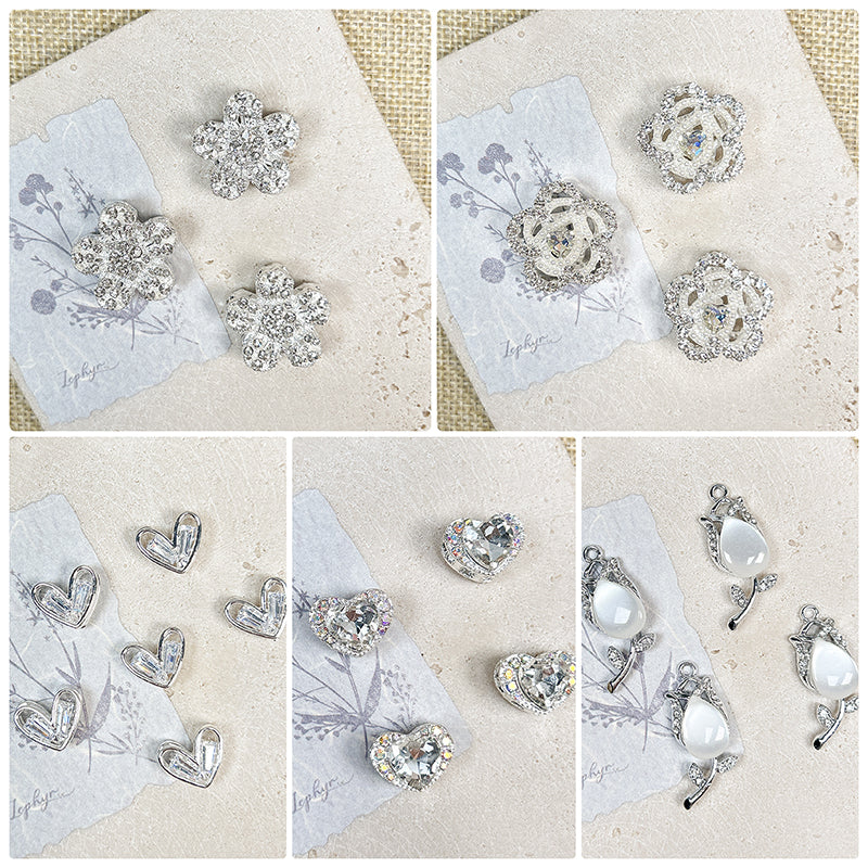 [E305] Fancy Clear Charm (For Keychain/Pen)