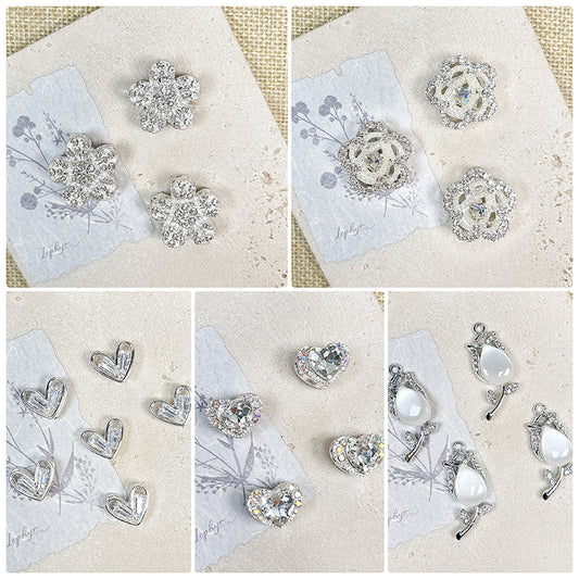 [E305] Fancy Clear Charm (For Keychain/Pen)