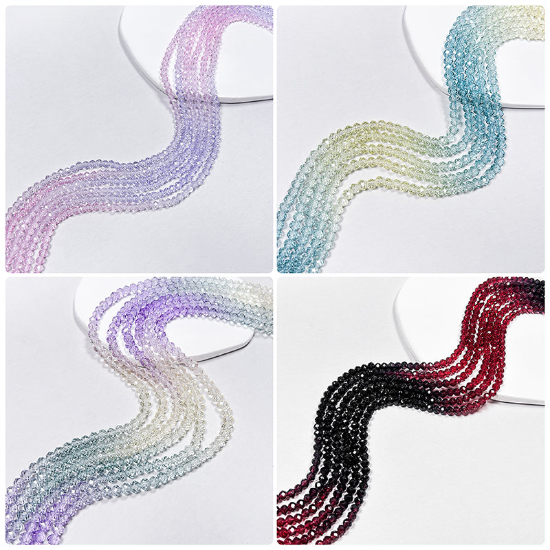 Sale🔥[B342] Gradient Faceted Beads