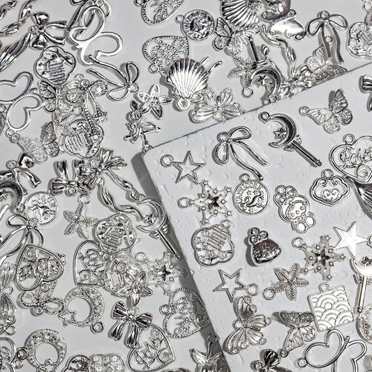 [E105] Silver Alloy Charm Mix
