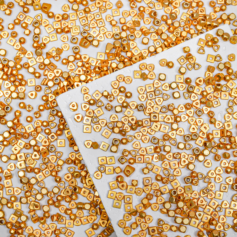 [E104] Heavy Gold/Silver Plated Copper Spacers (Multi-Shapes)