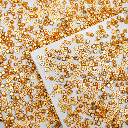 [E104] Heavy Gold/Silver Plated Copper Spacers (Multi-Shapes)