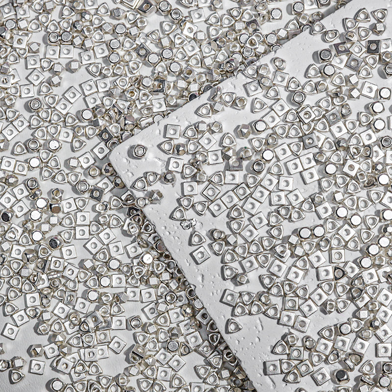 [E104] Heavy Gold/Silver Plated Copper Spacers (Multi-Shapes)