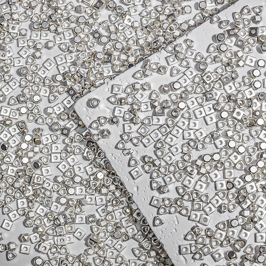 [E104] Heavy Gold/Silver Plated Copper Spacers (Multi-Shapes)