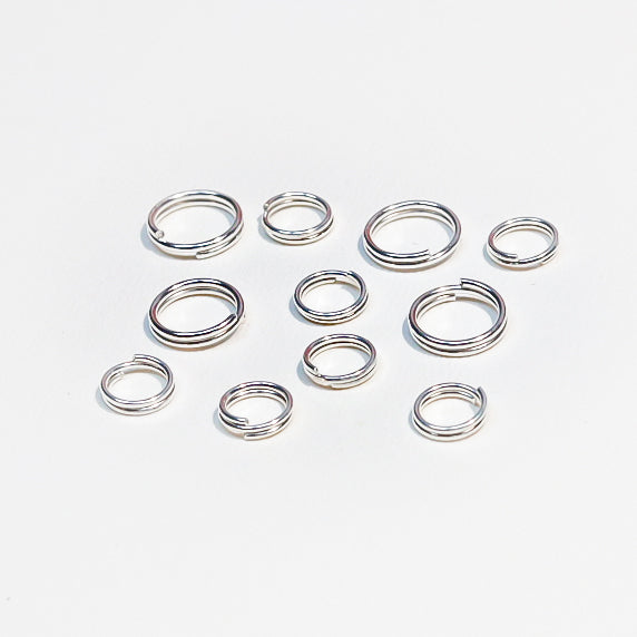 [E121] 6-8mm Double Loop Keyring Connector