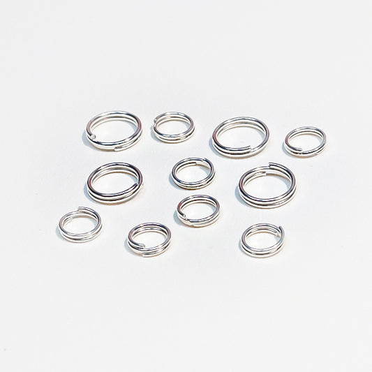 [E121] 6-8mm Double Loop Keyring Connector