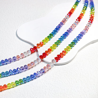 Sale🔥[B121] 8mm Rainbow Beads Strings (Glass)