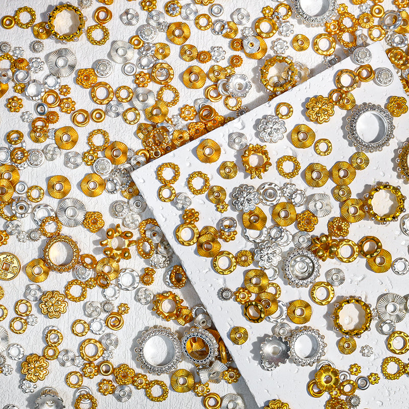 🪙[E126] Assorted Anti-Tarnish Heavy Gold/Silver Plated Copper Spacers