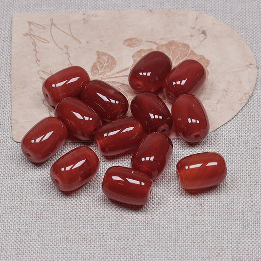 New!🆕[B268] Carnelian Barrel Beads