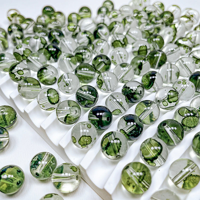 [B102] Dancing Ink (10mm Glass Beads)