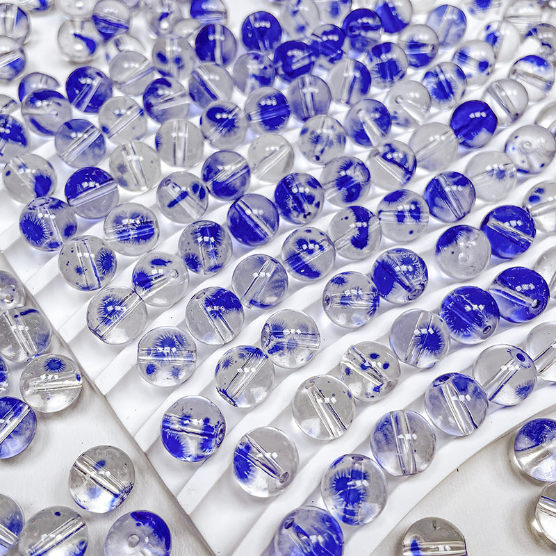 [B102] Dancing Ink (10mm Glass Beads)
