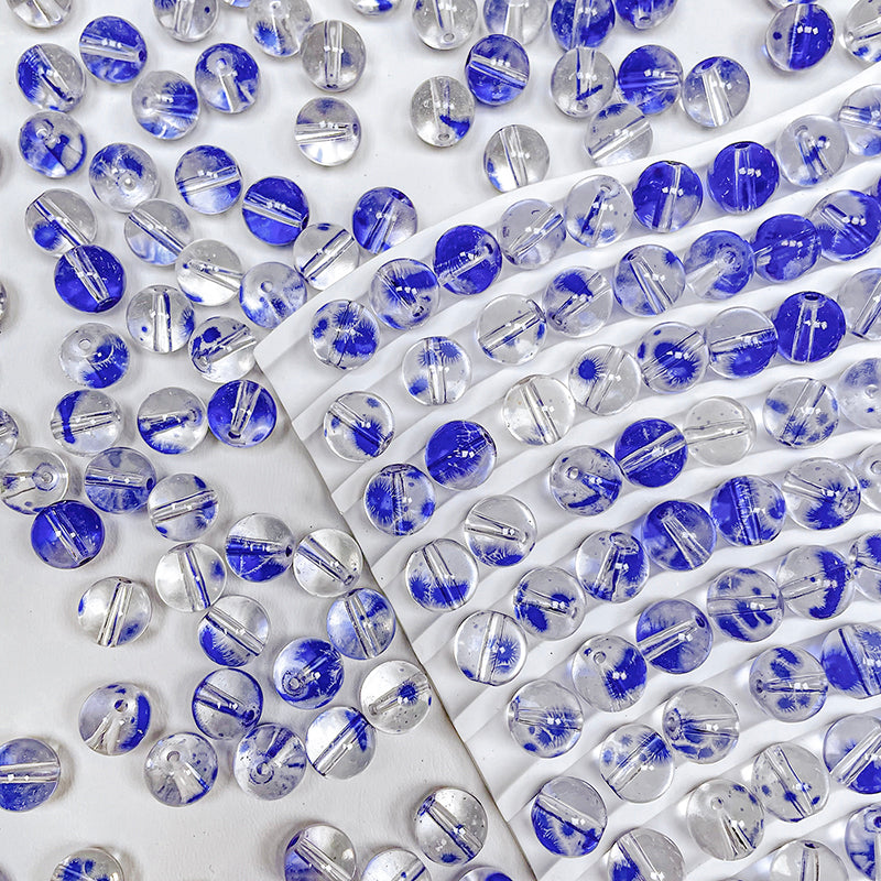 [B102] Dancing Ink (10mm Glass Beads)