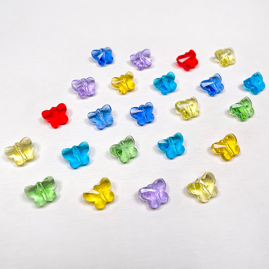 New!🆕[B131] Iridescent Wings (8mm Glass)