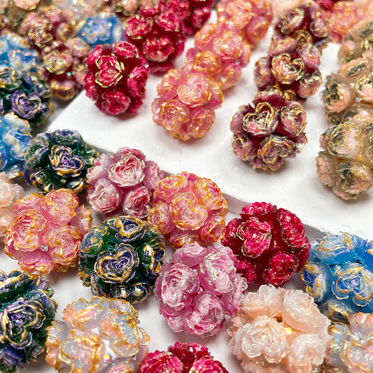 💮[B145] Heart Blossom (20mm, For Pen & Keychain)