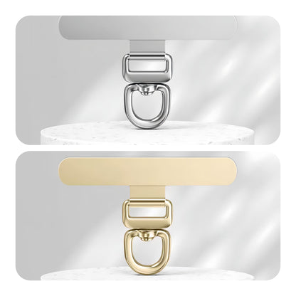 New!🆕 [E146] 360° Titanium Steel Swivel Phone Charm Adapter