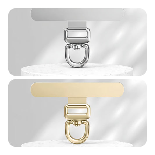 New!🆕 [E146] 360° Titanium Steel Swivel Phone Charm Adapter