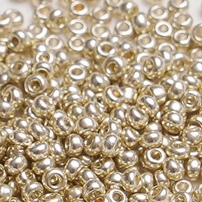 [S164] 2mm Glass Metallic Color Seed Beads