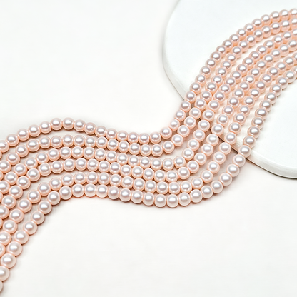 Sale🔥[B495] Pastel Peach Glass Pearl