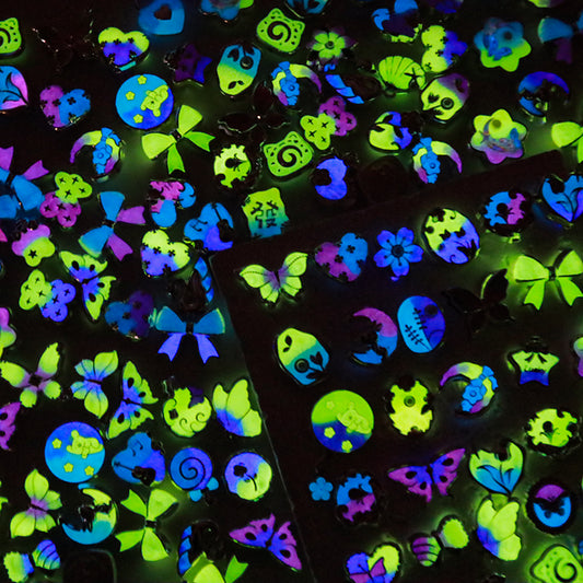 [X103] [CCC] Luminous Oil Painting Alloy Beads/Charms Blind Bags