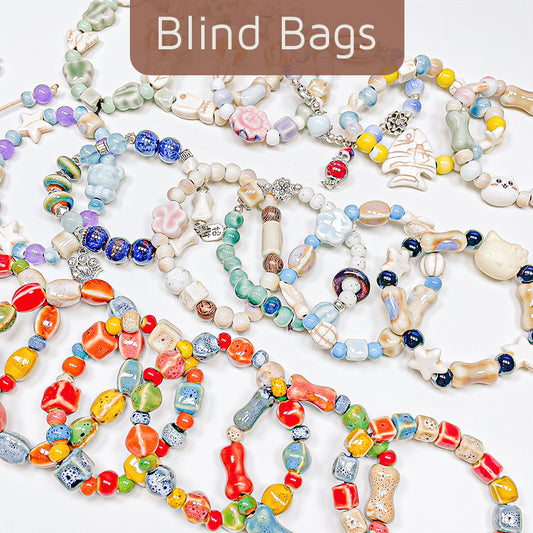 [X106] [BBB] Porcelain/Ceramic Beads Bracelet Blind Bags