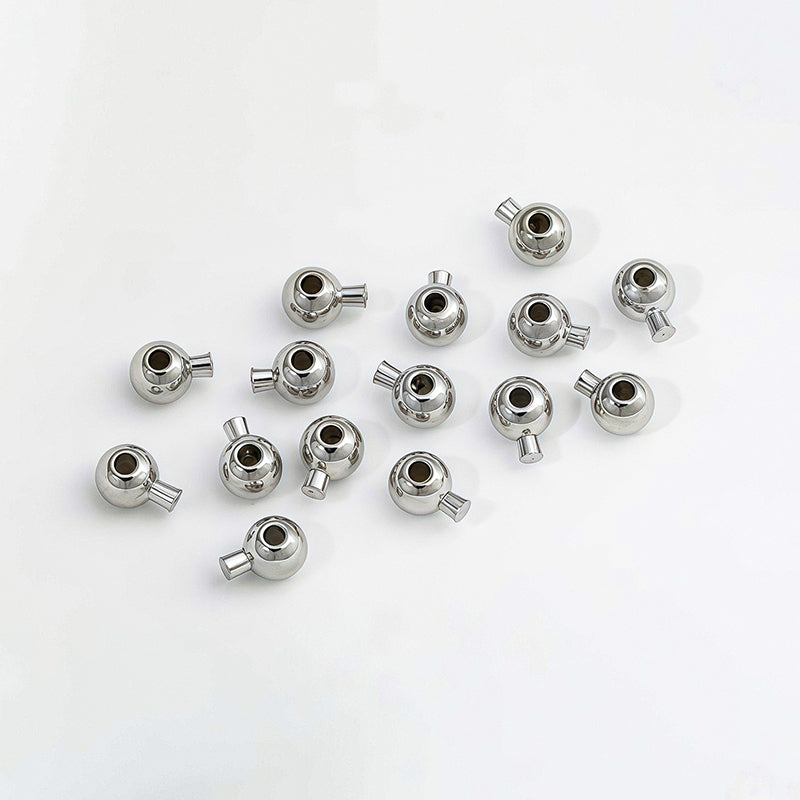 🫕New!🆕[E332] 2.5mm Press-Lock Beads