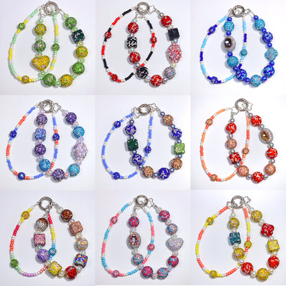 [X105] [BBB] Diamond Beads Keychain/Phone Charm Blind Bags