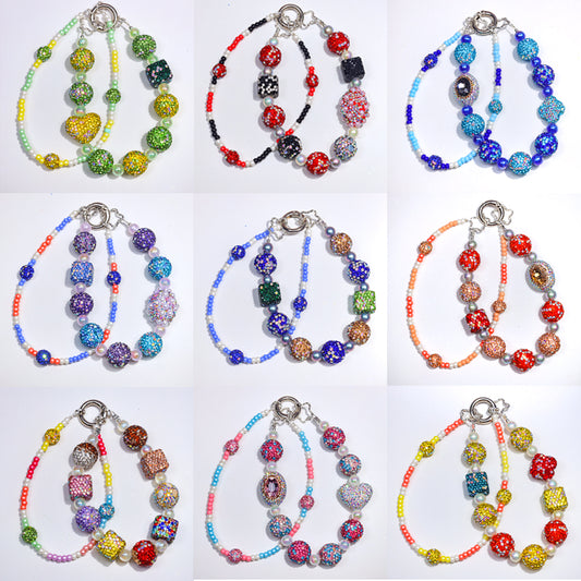 [X105] [BBB] Diamond Beads Keychain/Phone Charm Blind Bags