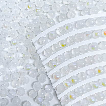 🟢[B142] Green Opalite Glass Beads (10mm)